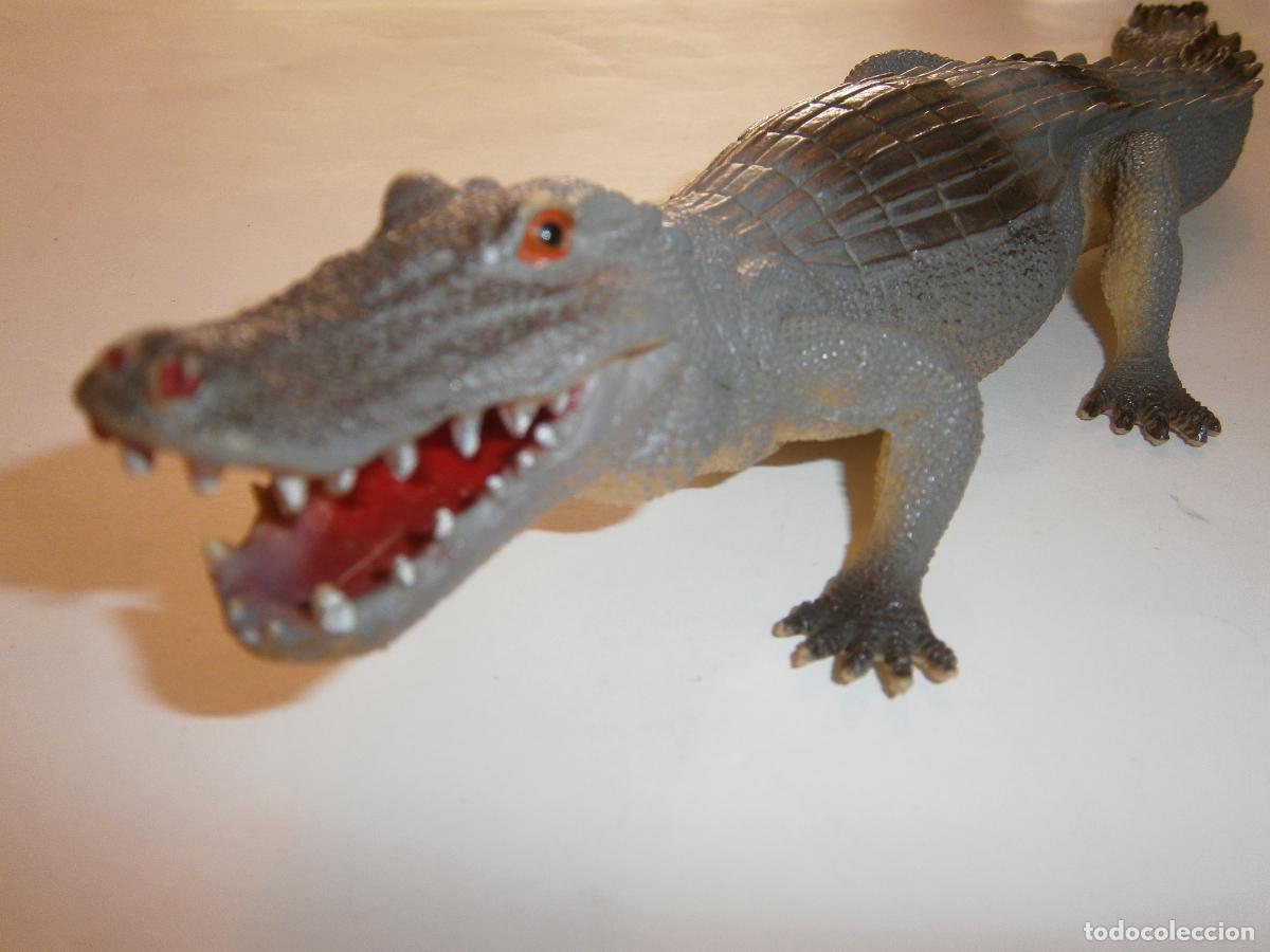 Figuras de goma y PVC: COCODRILO TAMA&Ntilde;O GRANDE - Foto 4