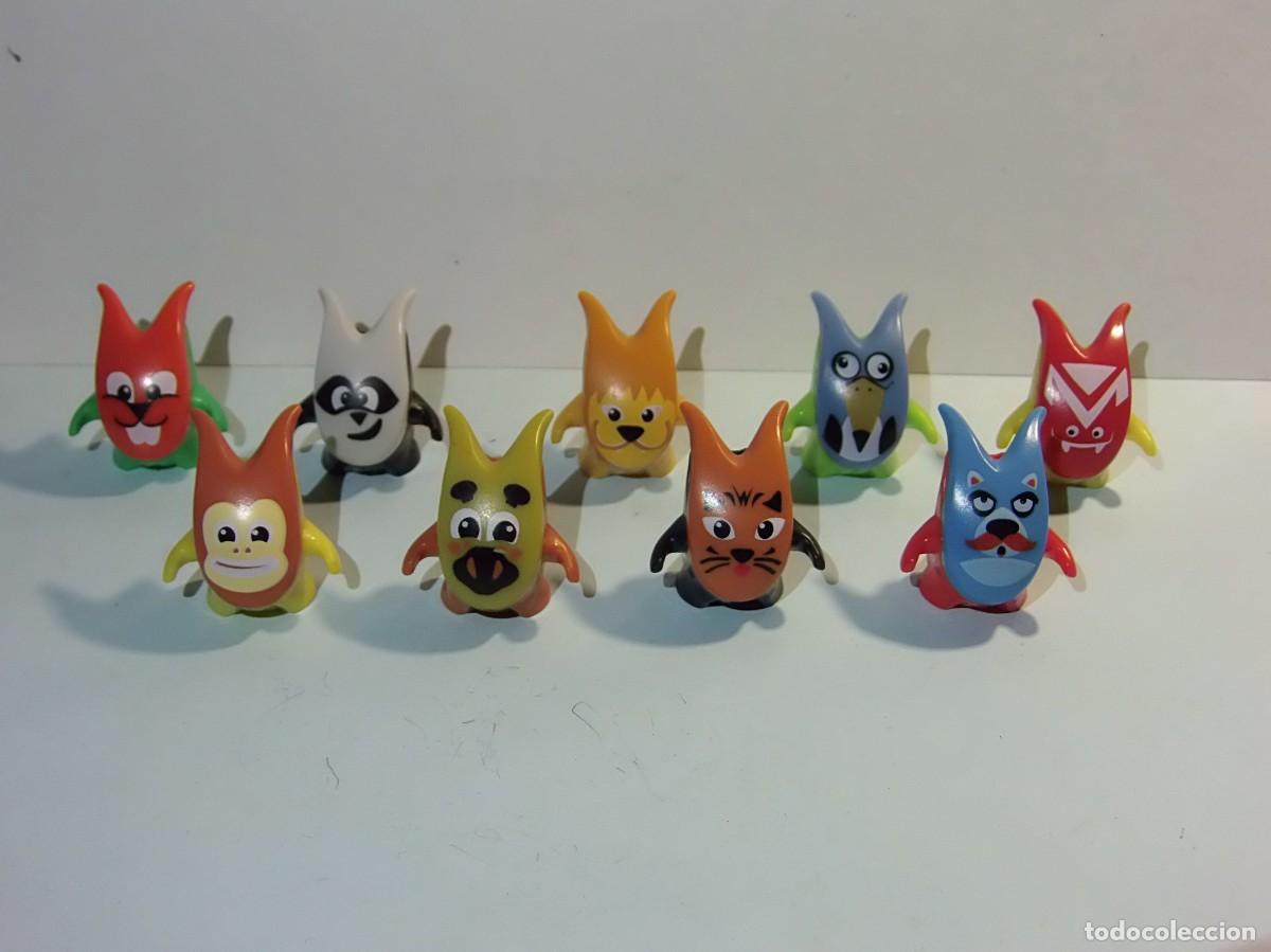 Figure di Gomma e PVC: KINDER - CRAZY FRIENDS - LOTE DE 8 UNIDADES FS.