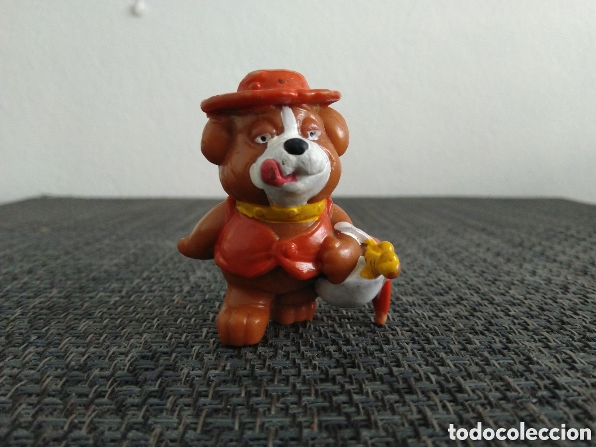 Figuras de Goma y PVC: FIGURA PVC OSO CESTO SERIE LOS BISKITS HANNA BARBERA MAIA BORGES A&Ntilde;OS 80 1983 THE BISKITTS