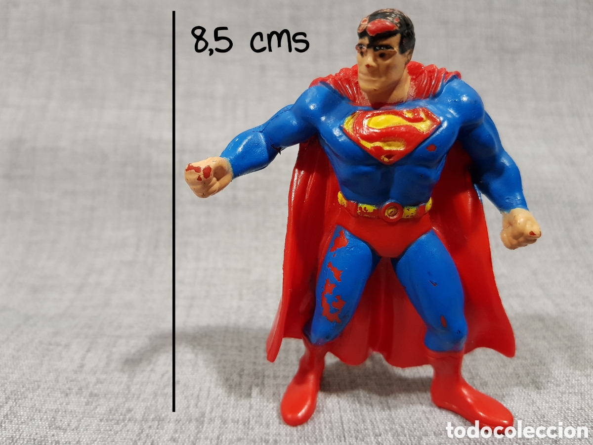 Figuras de goma y PVC: FIGURA SUPERMAN &iquest;COMICS SPAIN?. COMIC SUPERH&Eacute;ROE - Foto 2