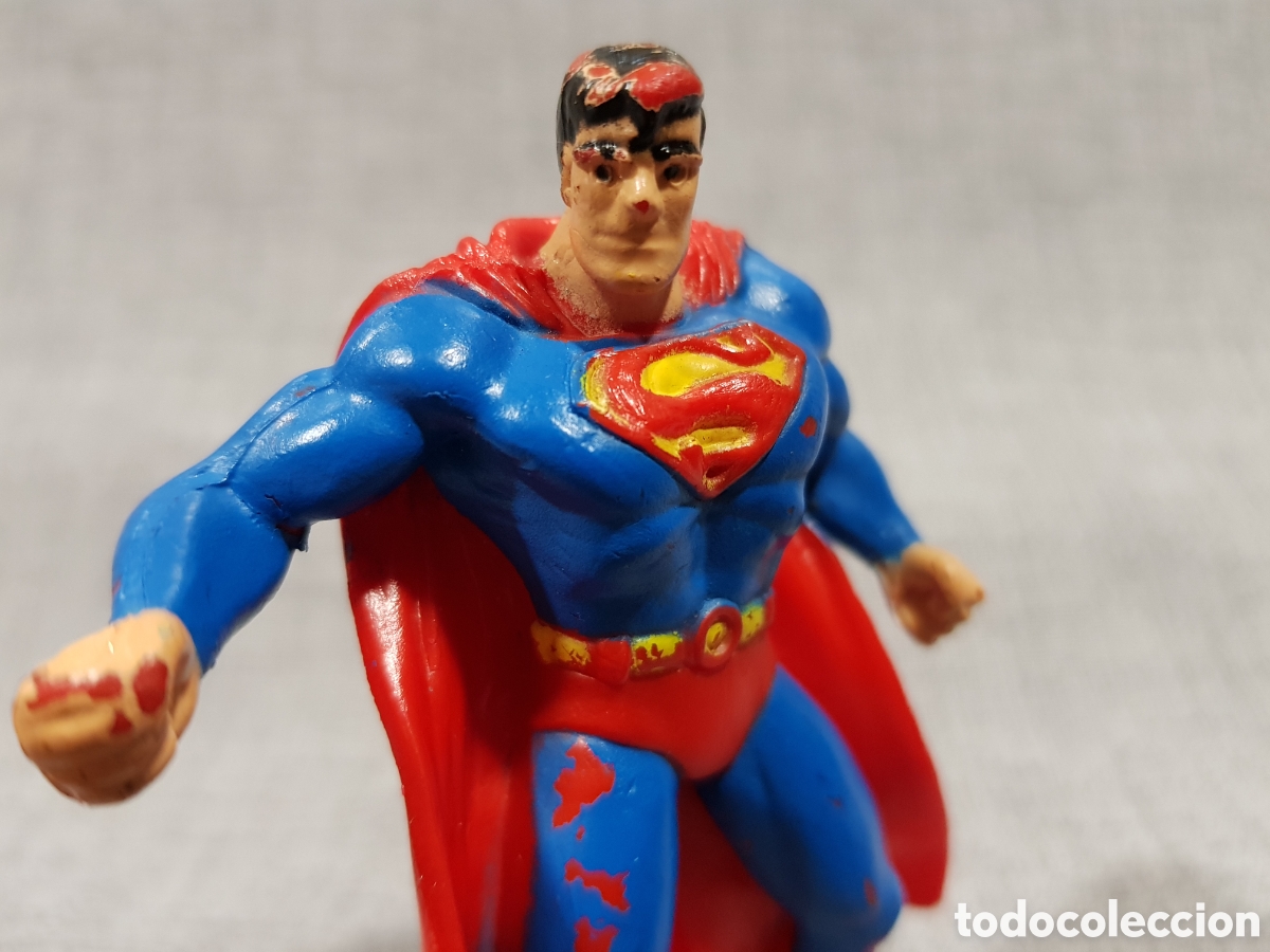 Figuras de goma y PVC: FIGURA SUPERMAN &iquest;COMICS SPAIN?. COMIC SUPERH&Eacute;ROE - Foto 3