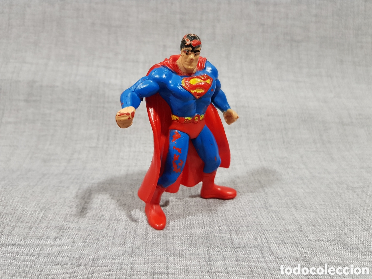 Figuras de goma y PVC: FIGURA SUPERMAN &iquest;COMICS SPAIN?. COMIC SUPERH&Eacute;ROE - Foto 1