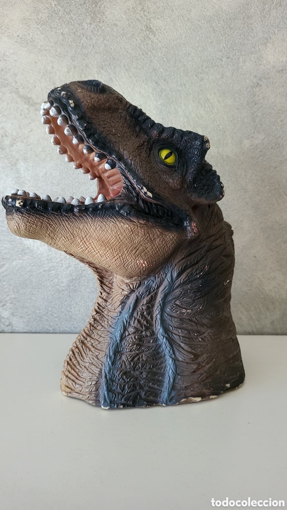 Figuras de goma y PVC: HUCHA PLASTICO JURASSIC PARK SPAIN - Foto 3