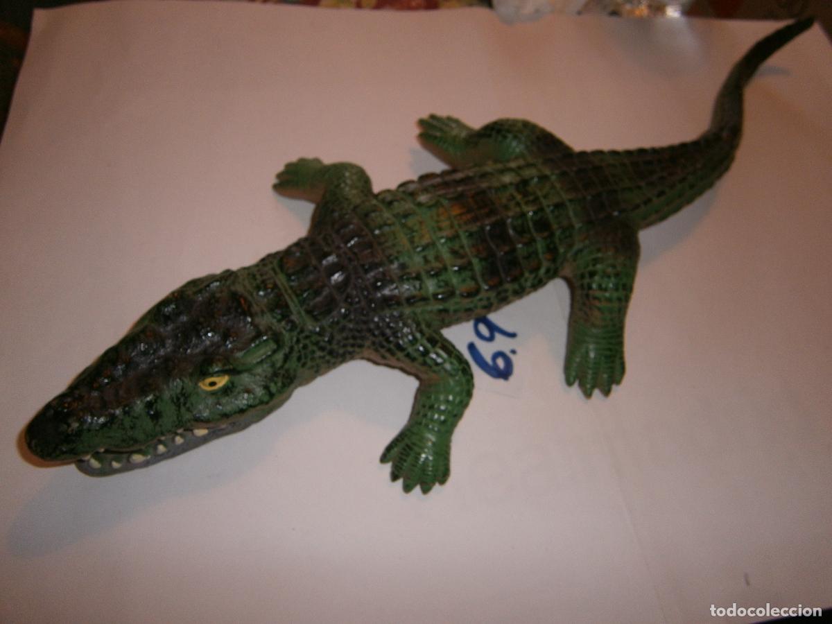 Figuras de goma y PVC: COCODRILO GRAN TAMA&Ntilde;O - Foto 1