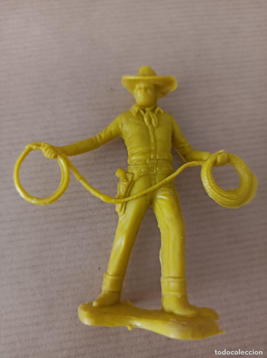 Figuras de goma y PVC: INDIOS VAQUEROS PL&Aacute;STICO FALOMIR - Foto 2