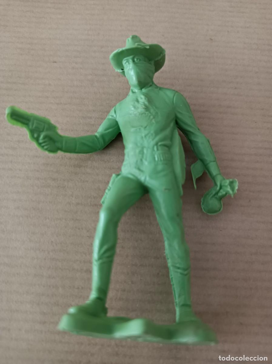 Figuras de goma y PVC: INDIOS VAQUEROS PL&Aacute;STICO FALOMIR - Foto 3