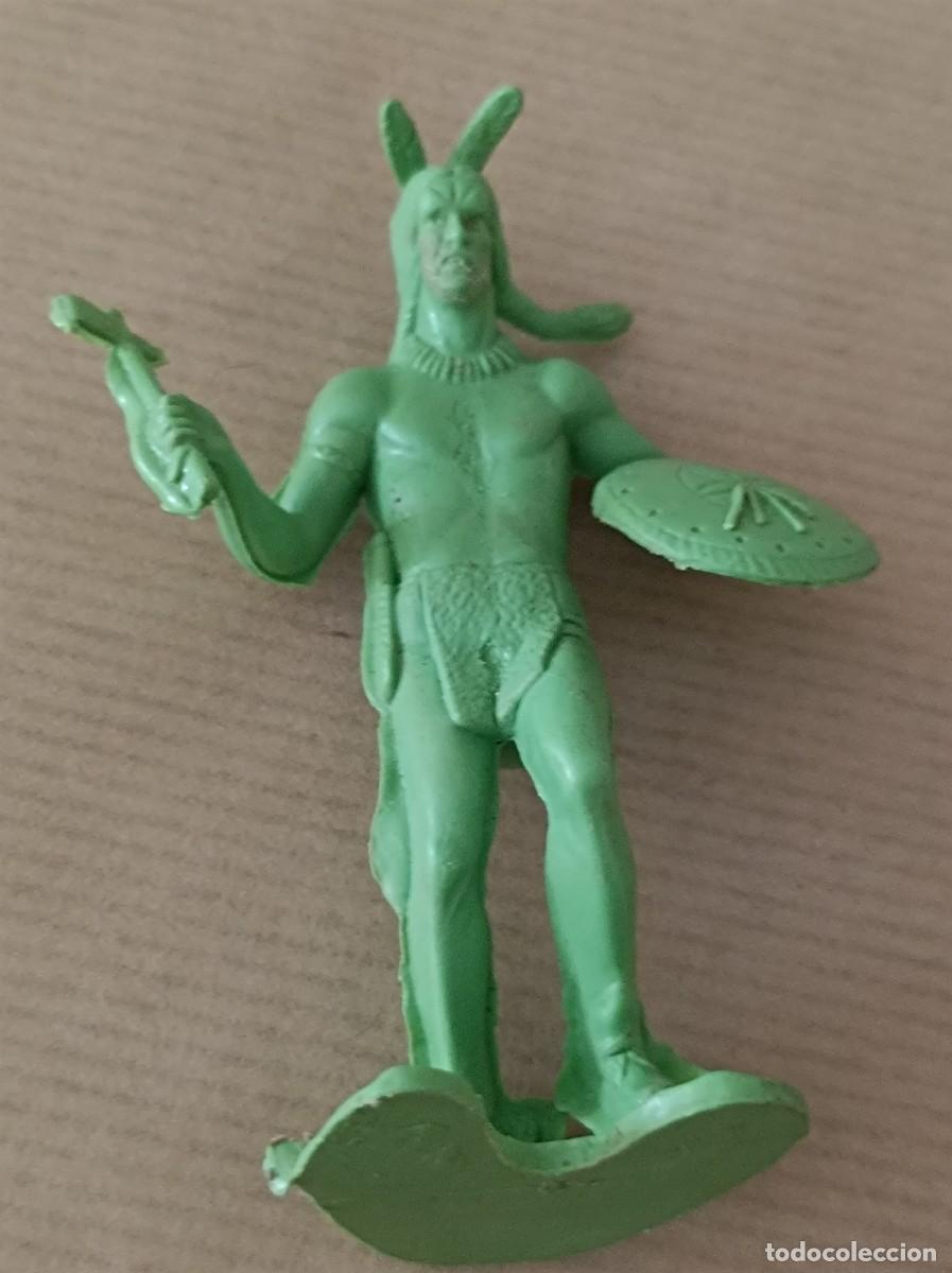 Figuras de goma y PVC: INDIOS VAQUEROS PL&Aacute;STICO FALOMIR - Foto 7