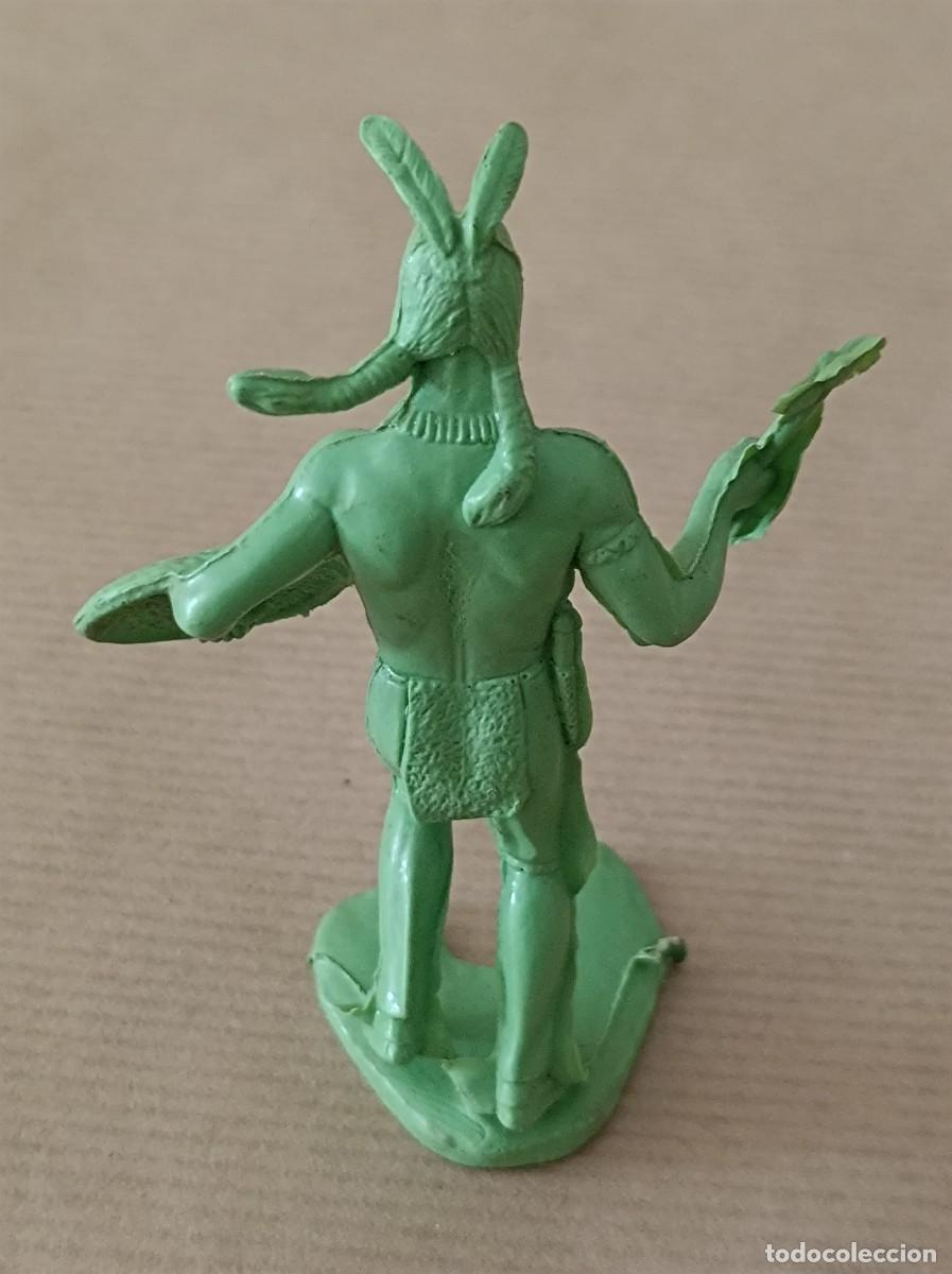 Figuras de goma y PVC: INDIOS VAQUEROS PL&Aacute;STICO FALOMIR - Foto 8