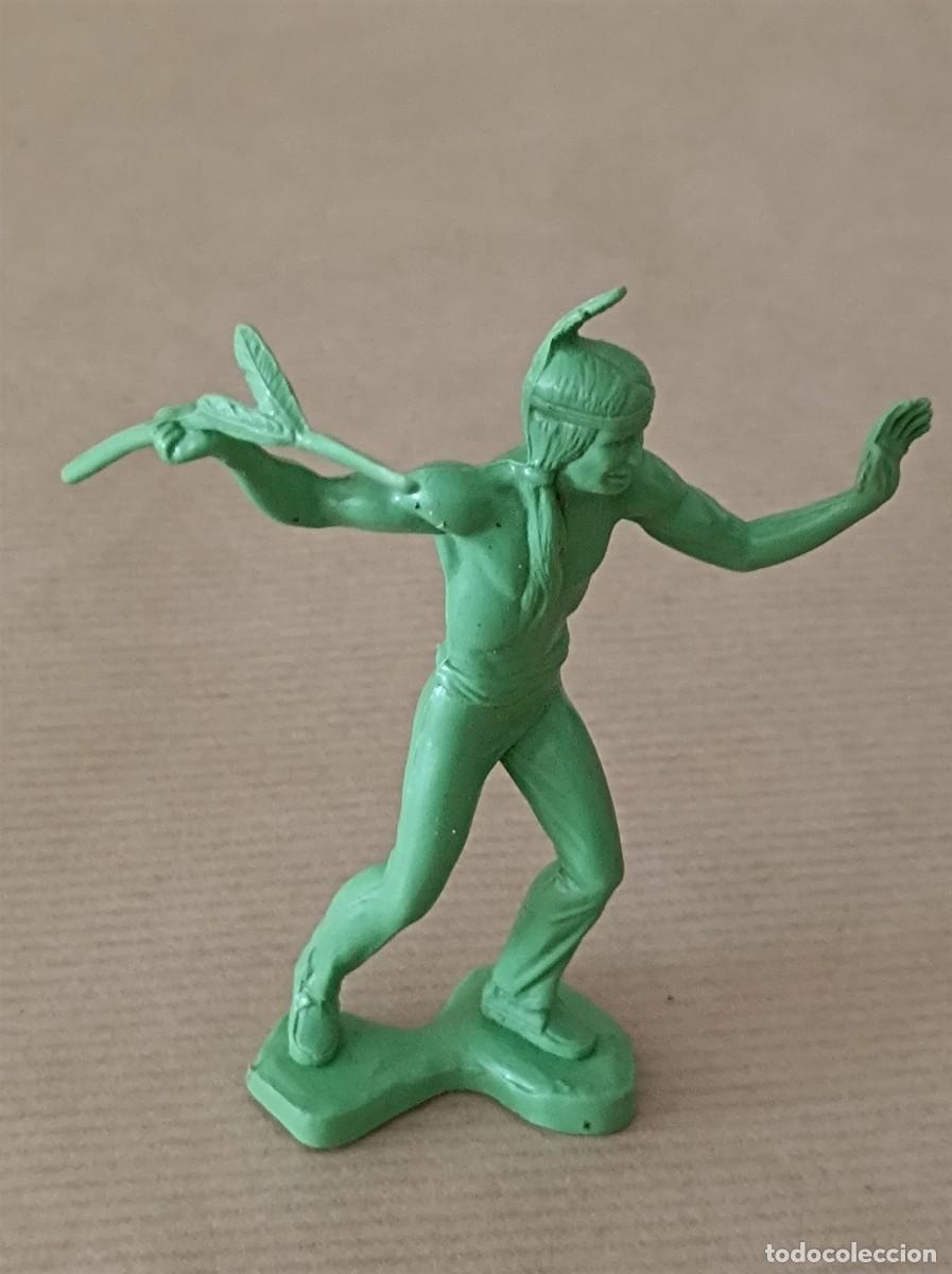 Figuras de goma y PVC: INDIOS VAQUEROS PL&Aacute;STICO FALOMIR - Foto 11