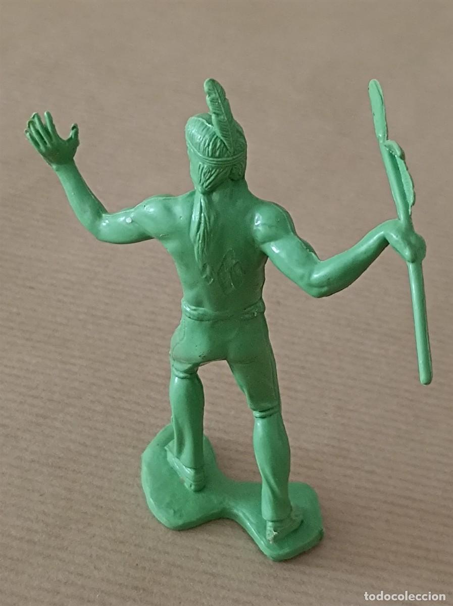 Figuras de goma y PVC: INDIOS VAQUEROS PL&Aacute;STICO FALOMIR - Foto 12