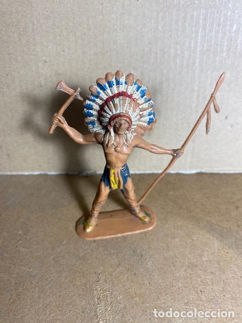 Figuras de goma y PVC: Indio de Jecsan. - Foto 1