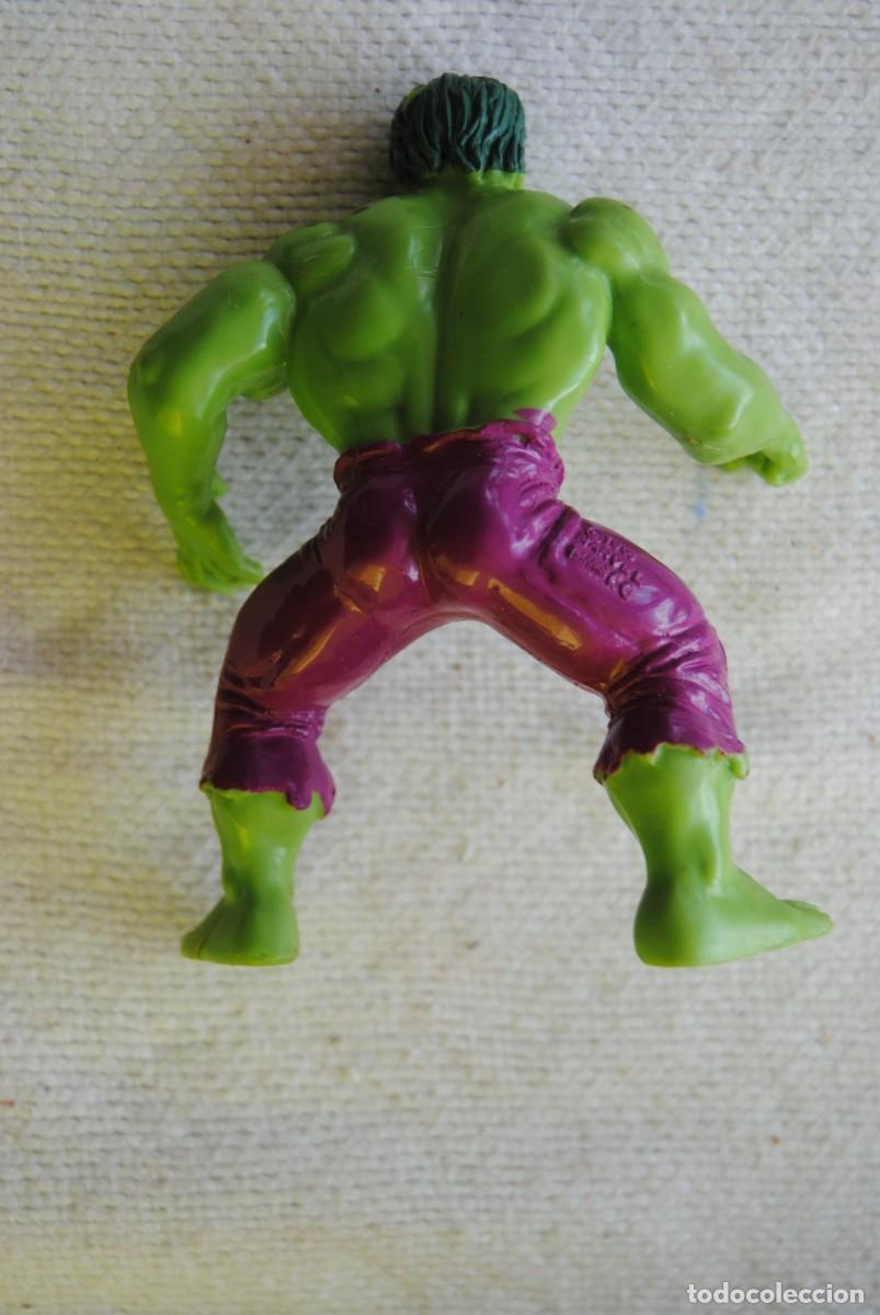 Figuras de goma y PVC: L. Figuras Superheroes Marvel. Comics Spain HULK - Foto 2