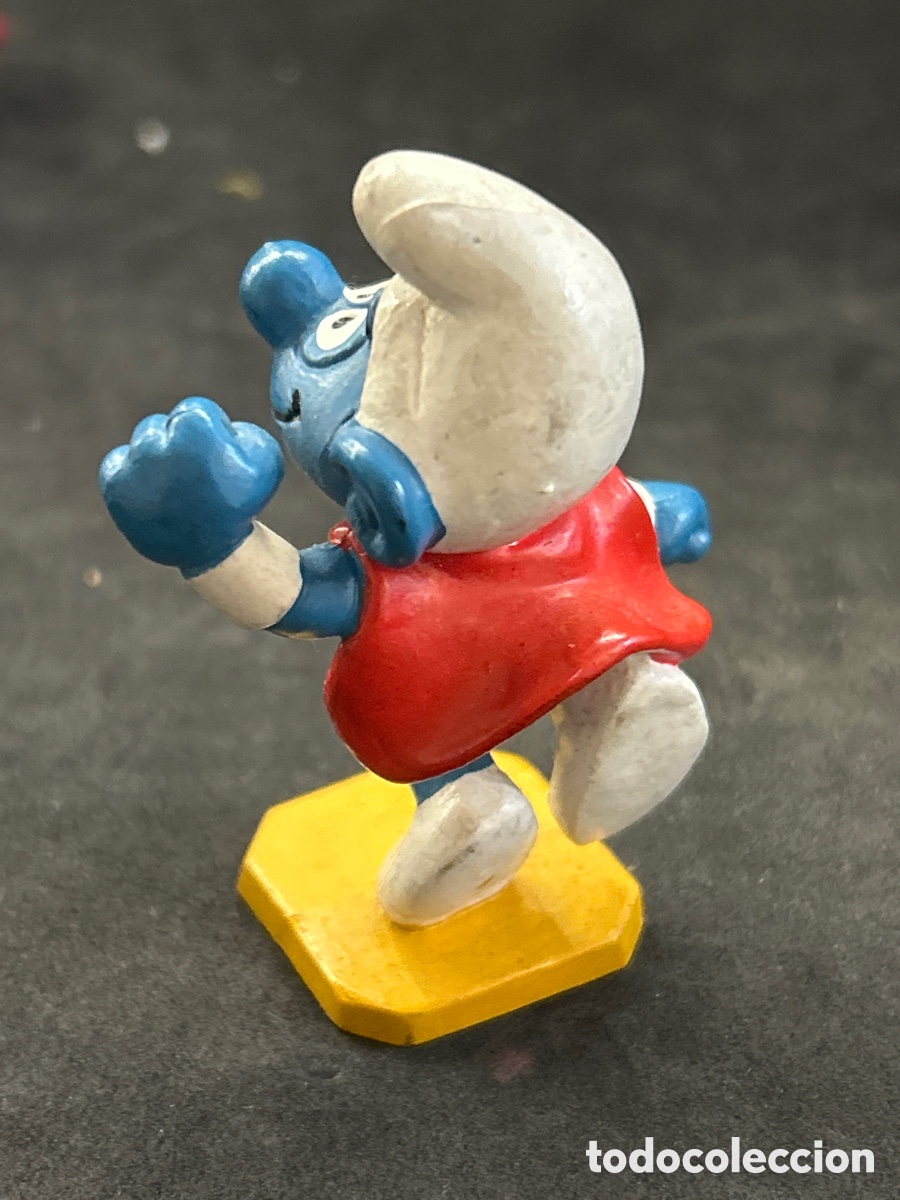 Figuras de goma y PVC: Pitufo Superman Bully peyo1 - Foto 2