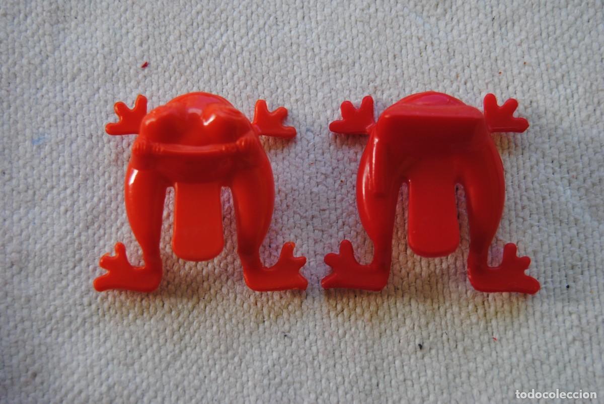 Figuras de Goma y PVC: O. dos ranas saltarinas de danone