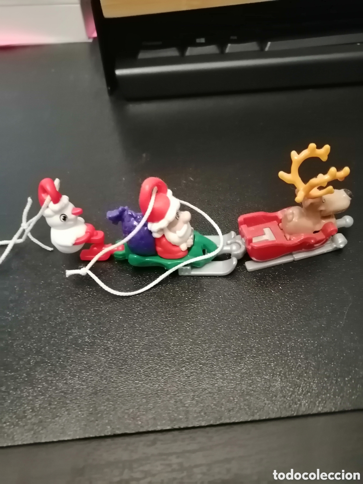 Figuras de goma Kinder: Lote Kinder Navidad - Foto 3