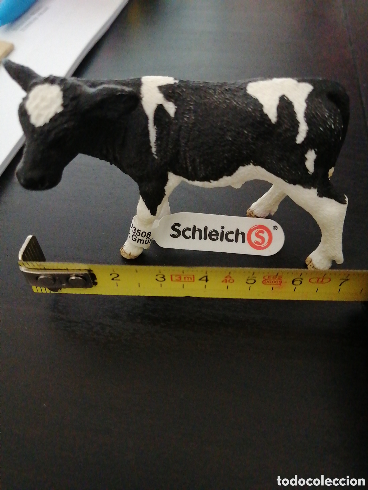 Figuras de goma y PVC: Ternera cr&iacute;a de Vaca de pvc de la marca Schleich - Foto 3
