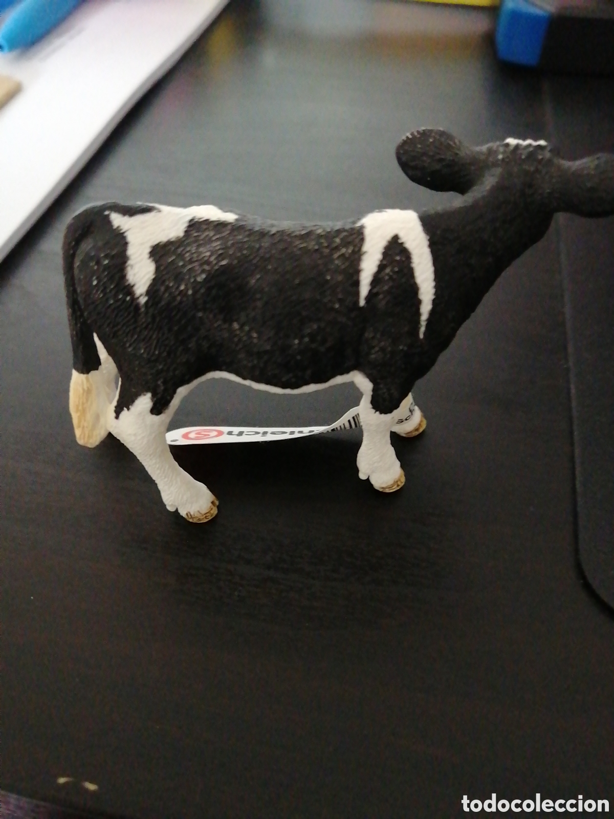 Figuras de goma y PVC: Ternera cr&iacute;a de Vaca de pvc de la marca Schleich - Foto 2