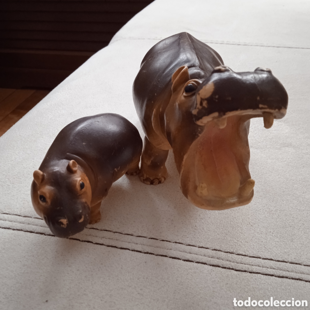 Figuras de goma y PVC: Hipop&oacute;tamos Bullyland - Foto 2