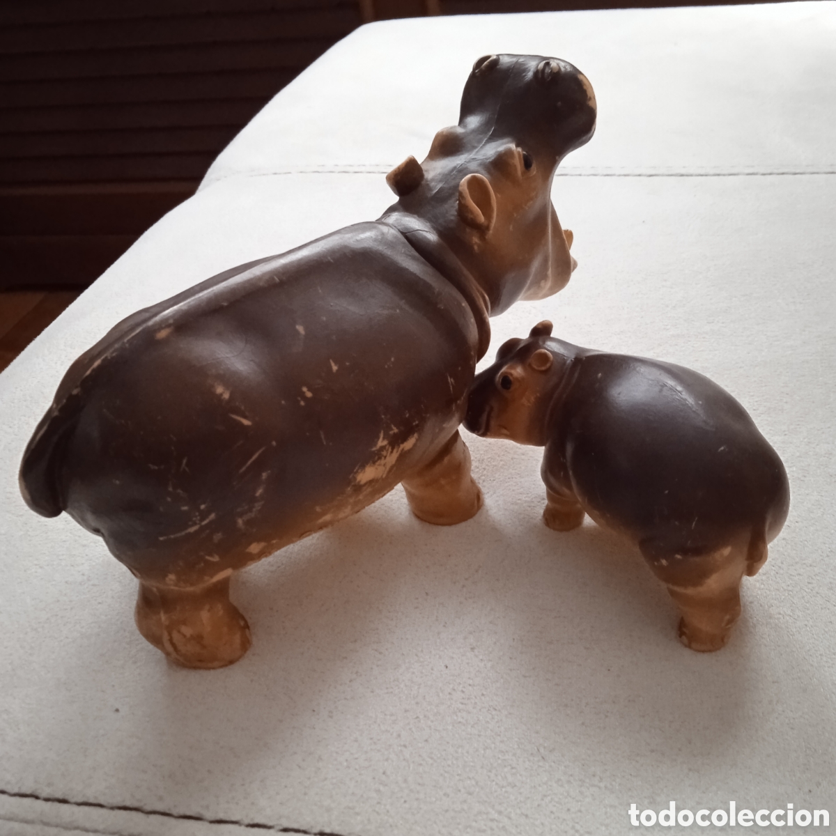 Figuras de goma y PVC: Hipop&oacute;tamos Bullyland - Foto 1