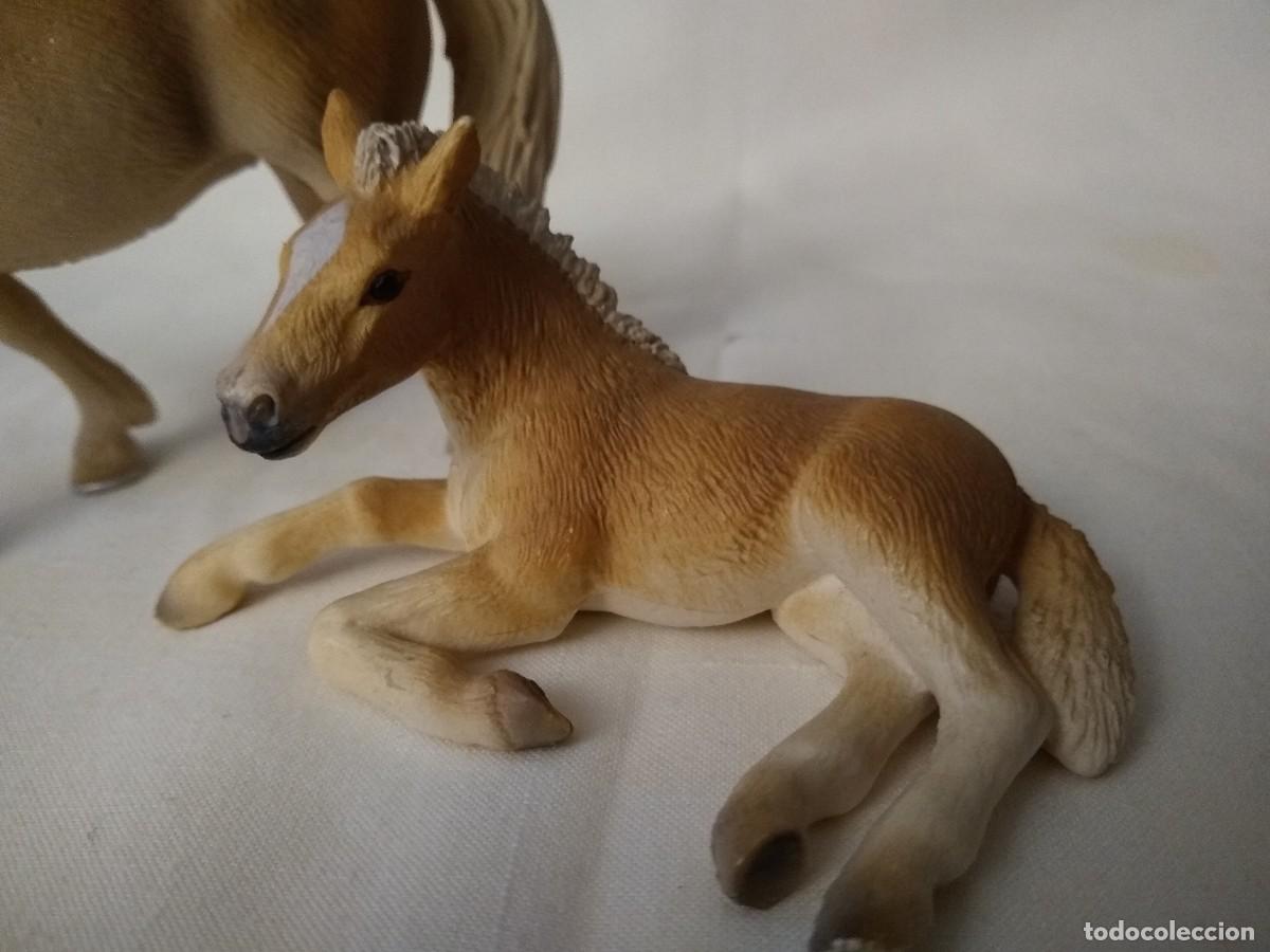 Figuras de goma y PVC: Caballo y potro. Marca Schleich - Foto 2