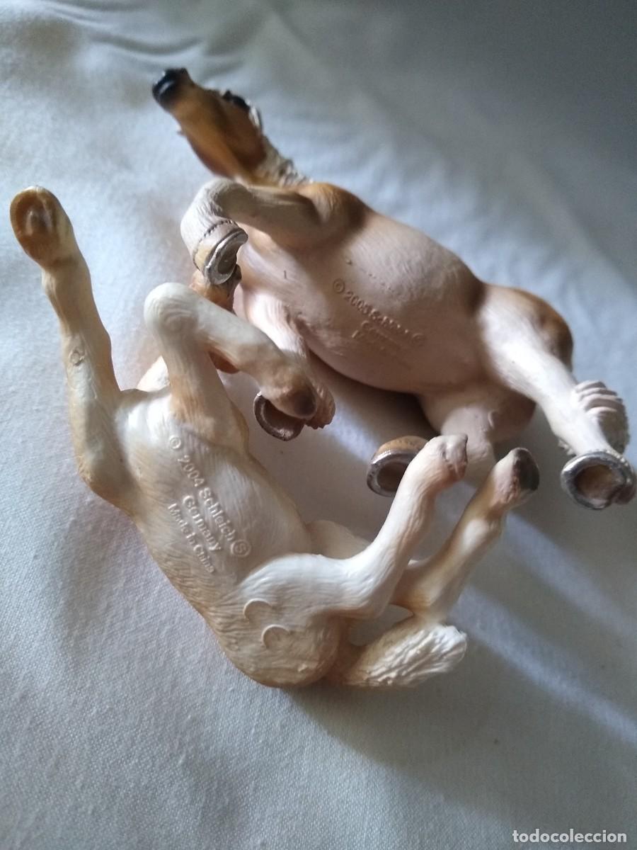 Figuras de goma y PVC: Caballo y potro. Marca Schleich - Foto 4