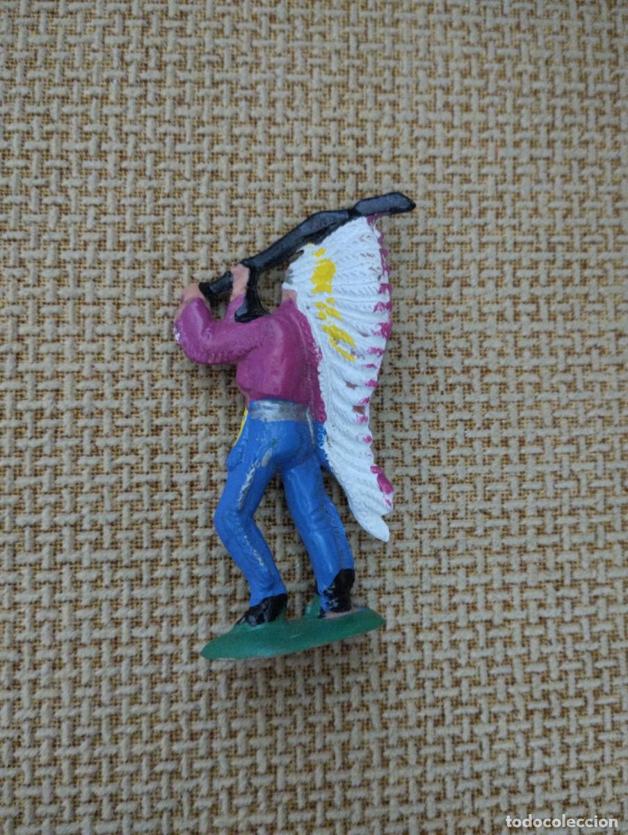 Figuras de goma y PVC: Indio antiguo goma - Foto 2
