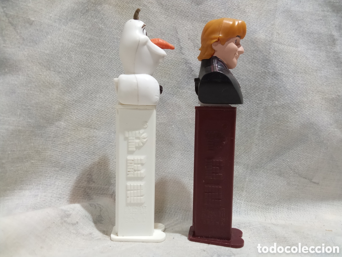 Figuras de goma y PVC dispensador PEZ: LOTE PEZ ANAKIN Y OLAF - Foto 2