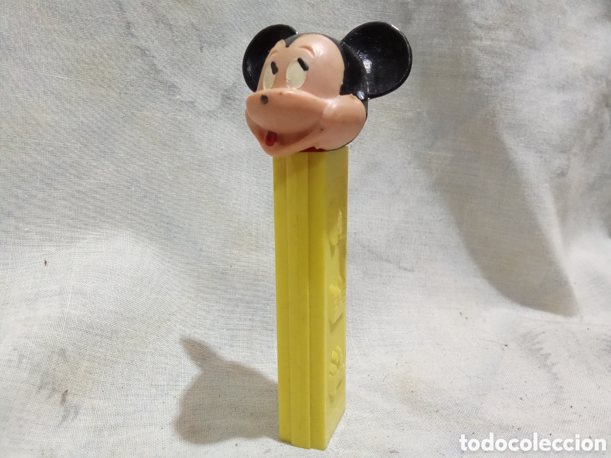 Figuras de goma y PVC dispensador PEZ: PEZ DE MICKEY MADE IN AUSTRIA - Foto 1