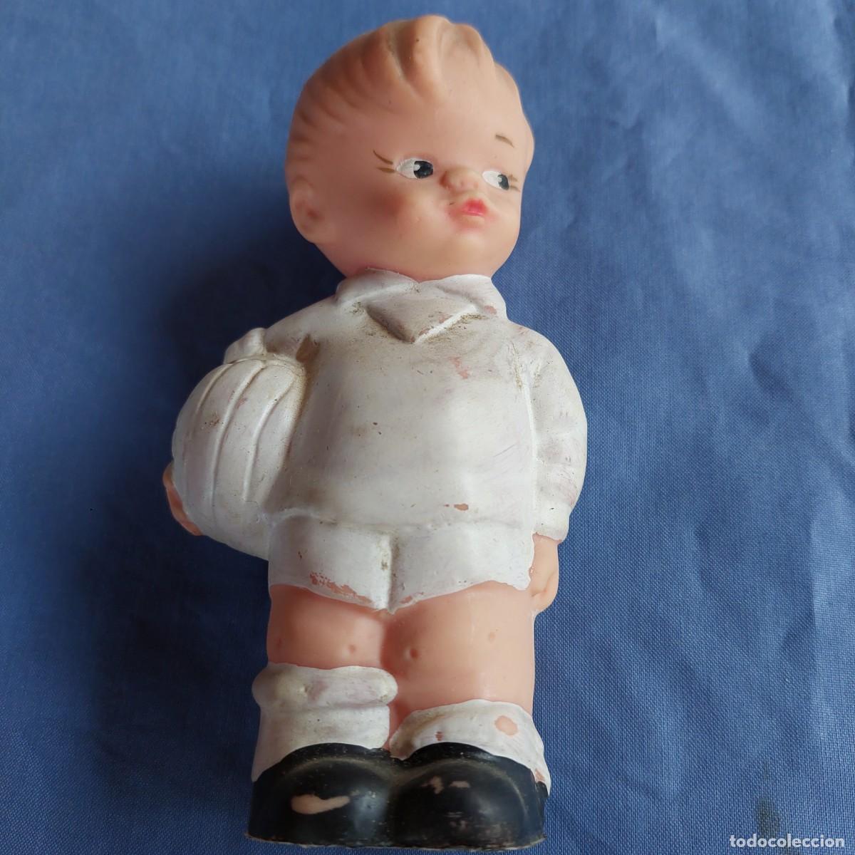 Rubber and PVC Figures: Figura goma Futbolista Pintor