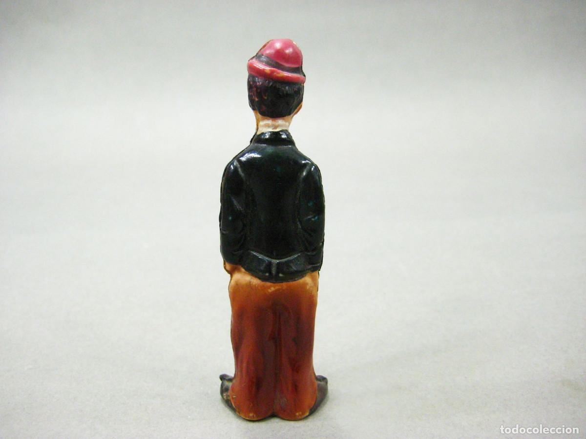Figuras de goma y PVC: Figura de Charlot en celuloide. - Foto 4
