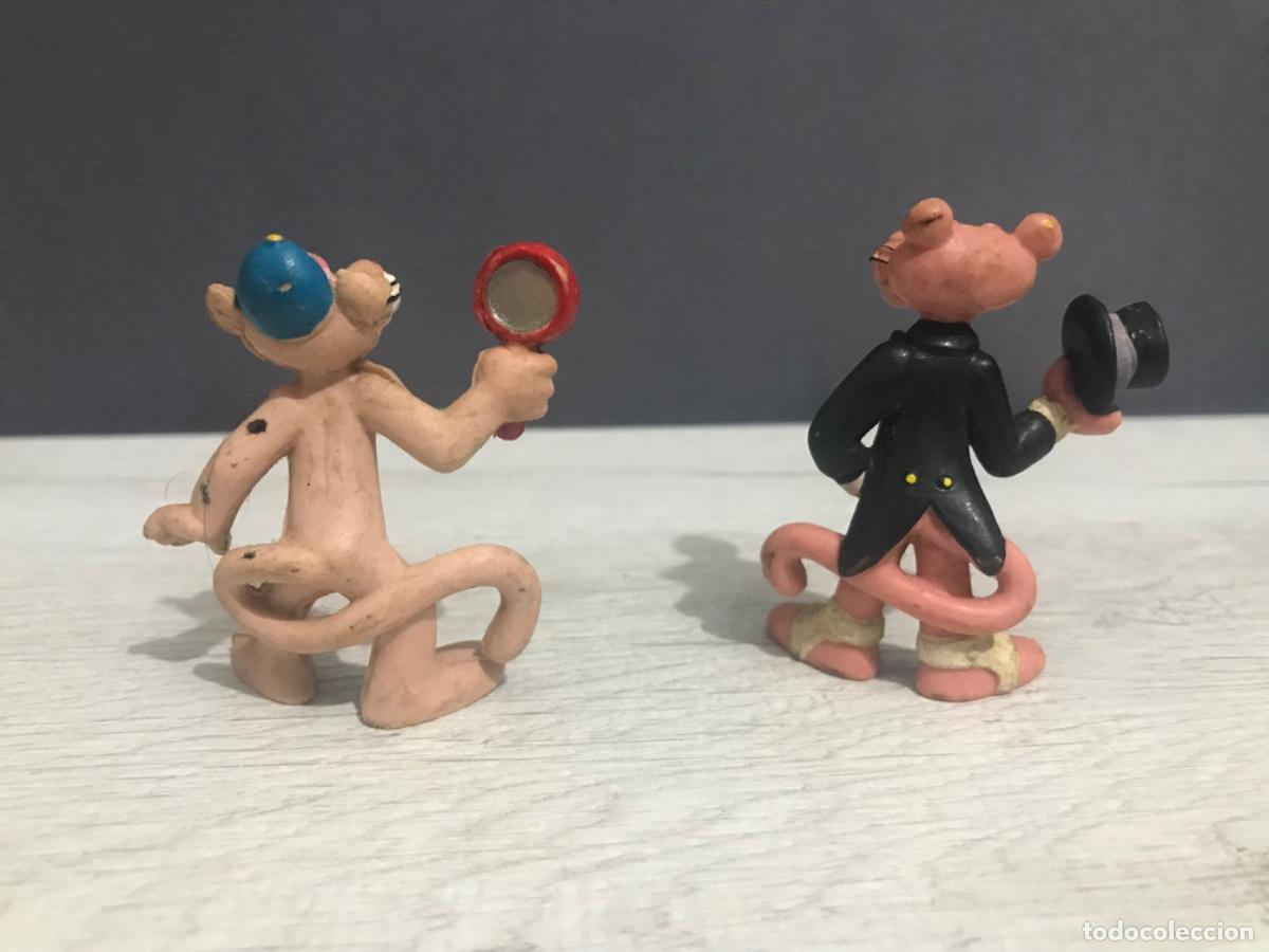 Figuras de goma y PVC: Lote de 2 panteras rosa - Foto 3