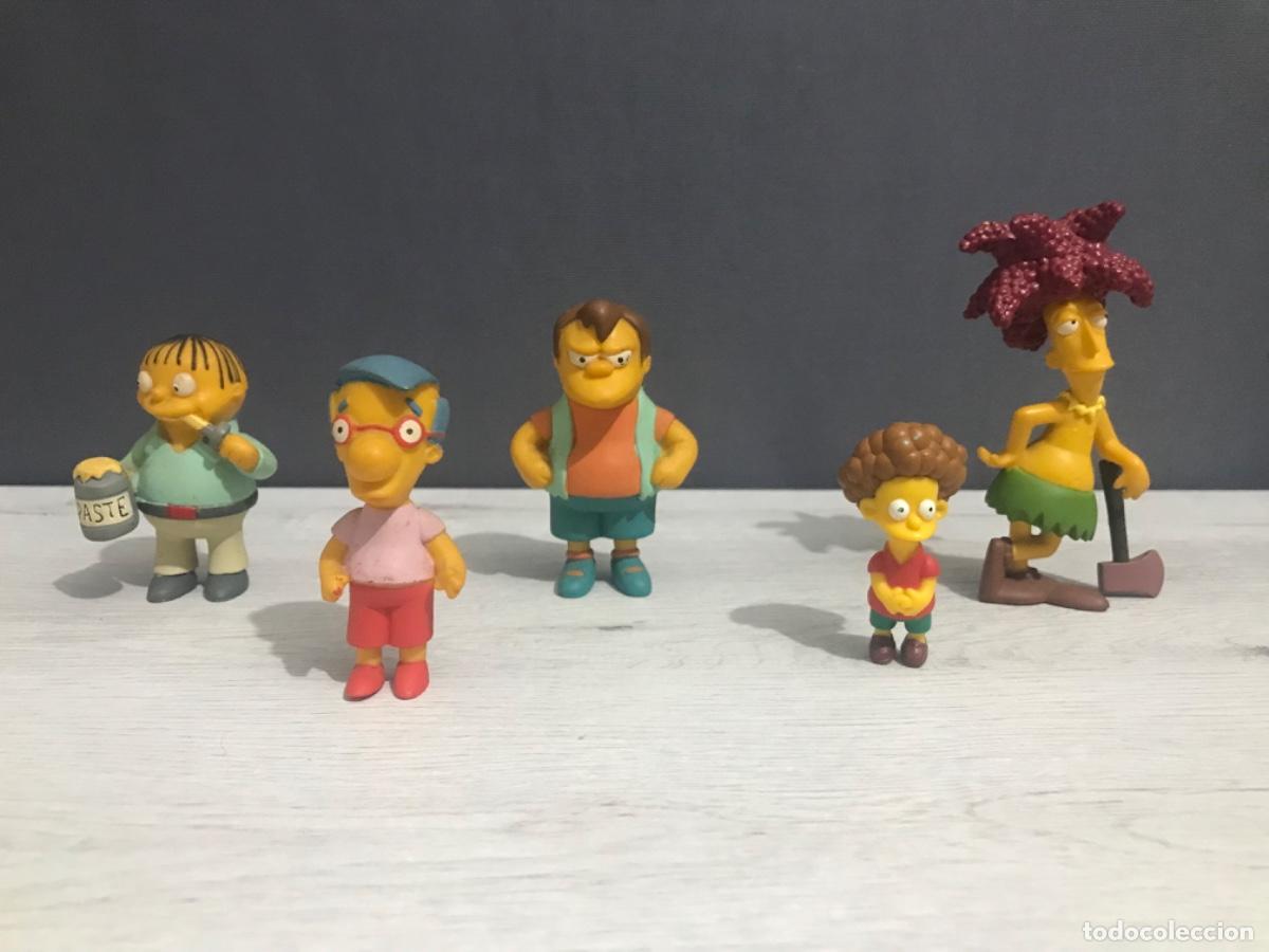 Figuras de goma y PVC: Lote de 5 figuras de los Simpson - Foto 1