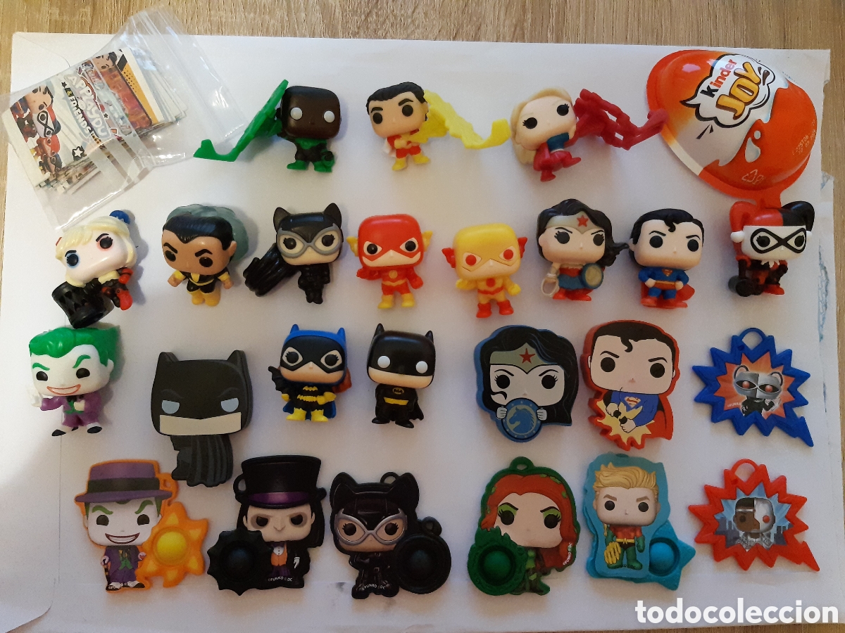 serie completa dc funko kinder sorpresa marvel - Compra venta en