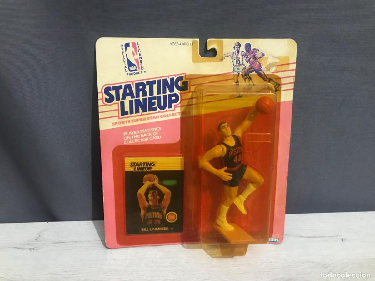 Figurines en Caoutchouc et PVC: Bl&iacute;ster NBA de Bill Larmbeer de los Pinstons de Kenner