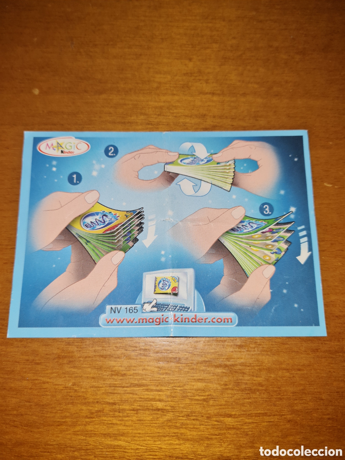 Kinder &Uuml;berraschung: Bpz kinder papel instrucciones NV165 libro m&aacute;gico historia monstruos folleto figuras (bol 3)