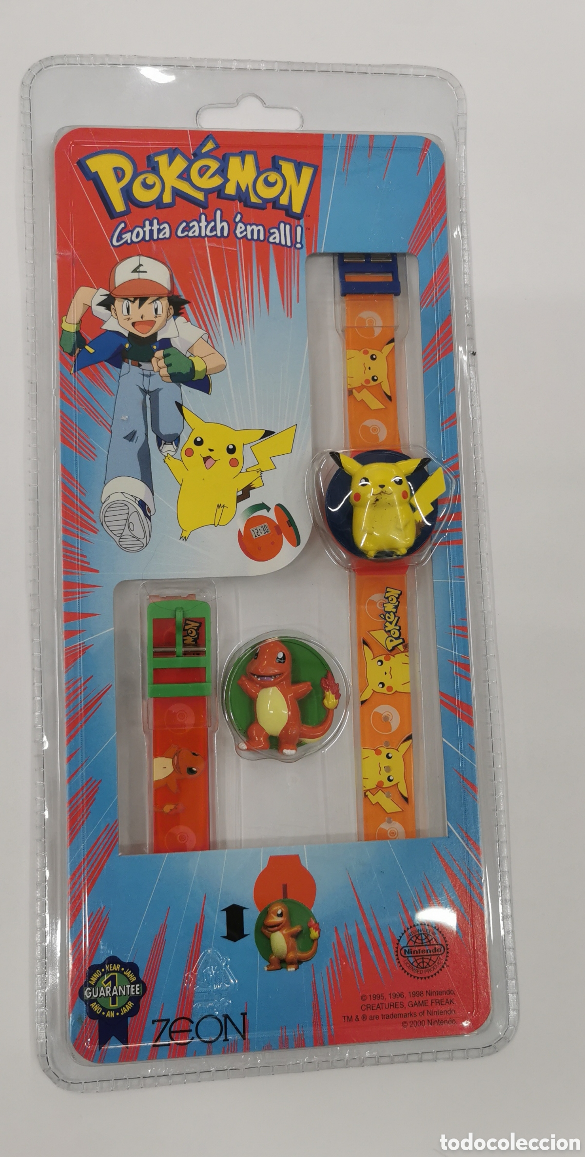 Figuras de goma y PVC: Reloj pokemon con correa y sin abrir - Foto 1