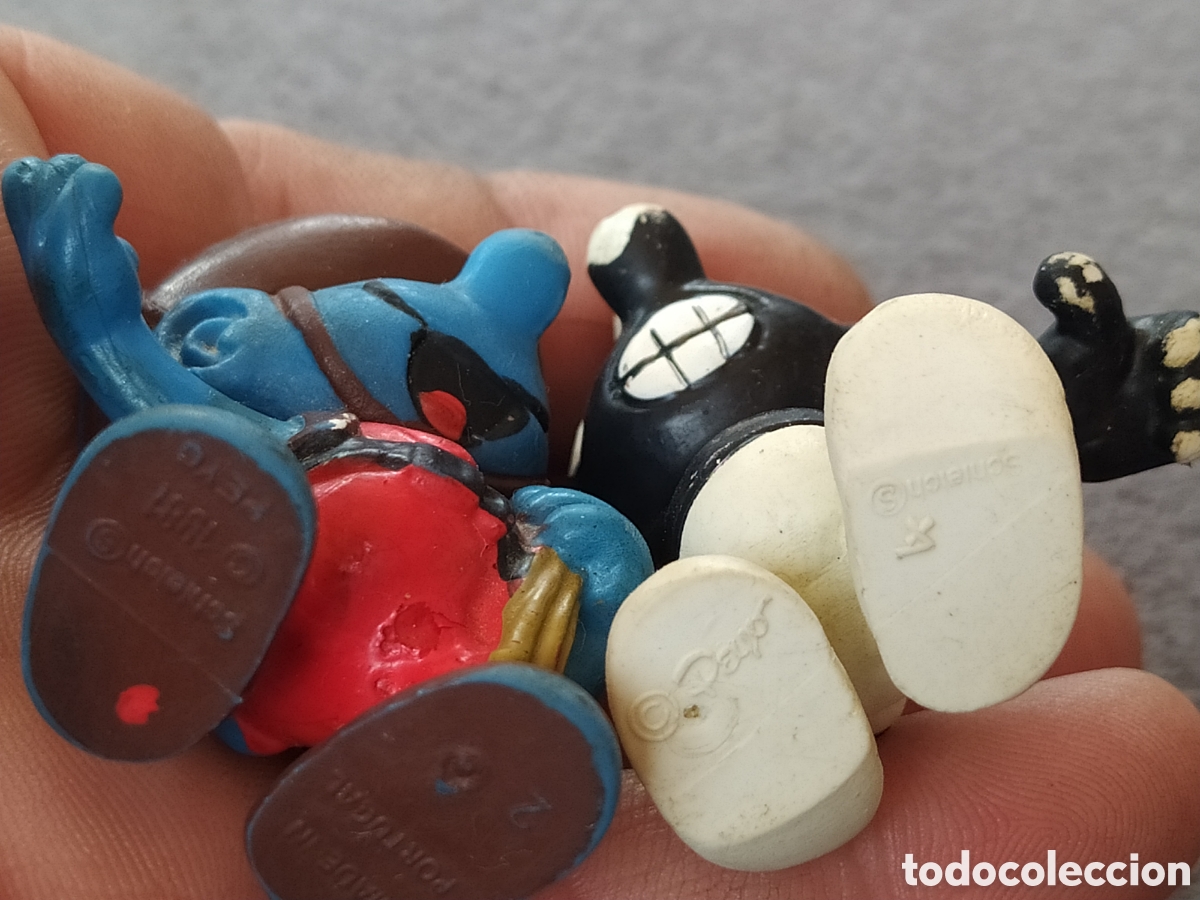 Figuras de goma y PVC: LOTE 18 PITUFOS PEYO SCHLEICH - Foto 4
