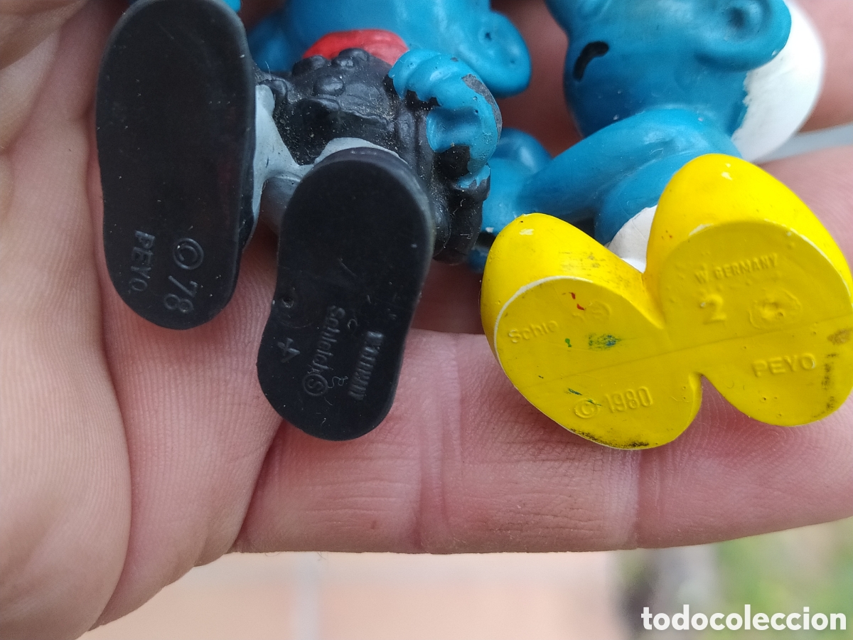 Figuras de goma y PVC: LOTE 18 PITUFOS PEYO SCHLEICH - Foto 9