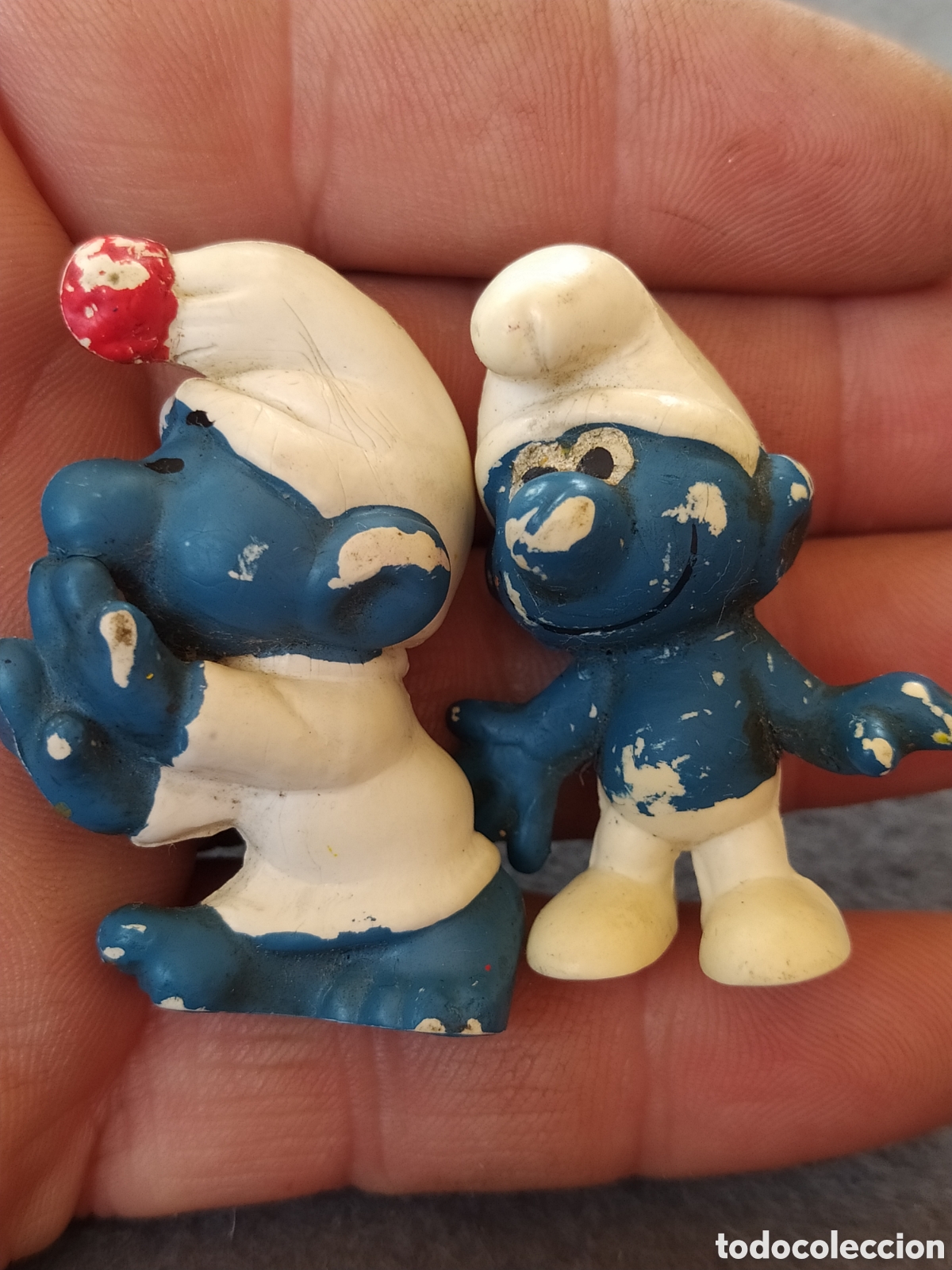 Figuras de goma y PVC: LOTE 18 PITUFOS PEYO SCHLEICH - Foto 21