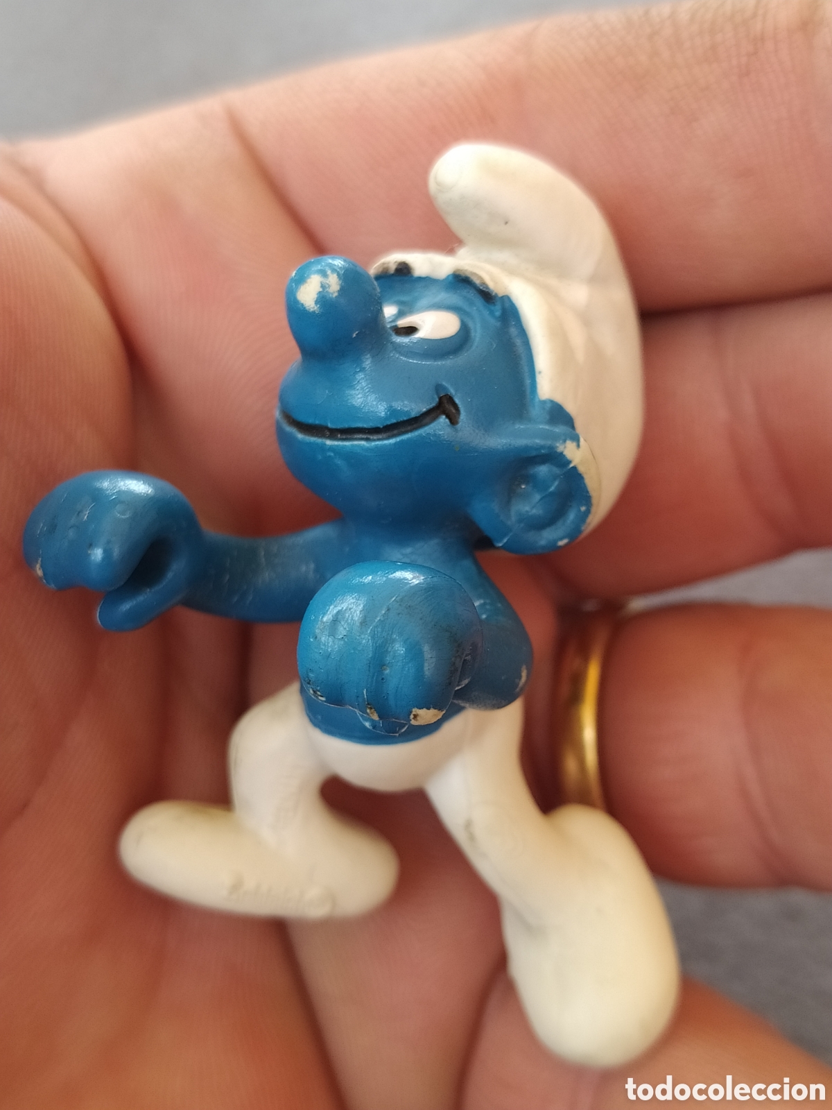 Figuras de goma y PVC: LOTE 18 PITUFOS PEYO SCHLEICH - Foto 23