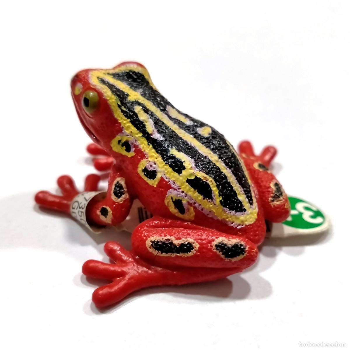 Figuras de Borracha e PVC: Rana arbor&iacute;cola africana figura Schleich anfibios animales salvajes NUEVA