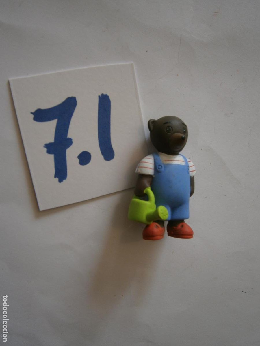 Figuras de Borracha e PVC: FIGURA DE GOMA O PVC - OSO JARDINERO