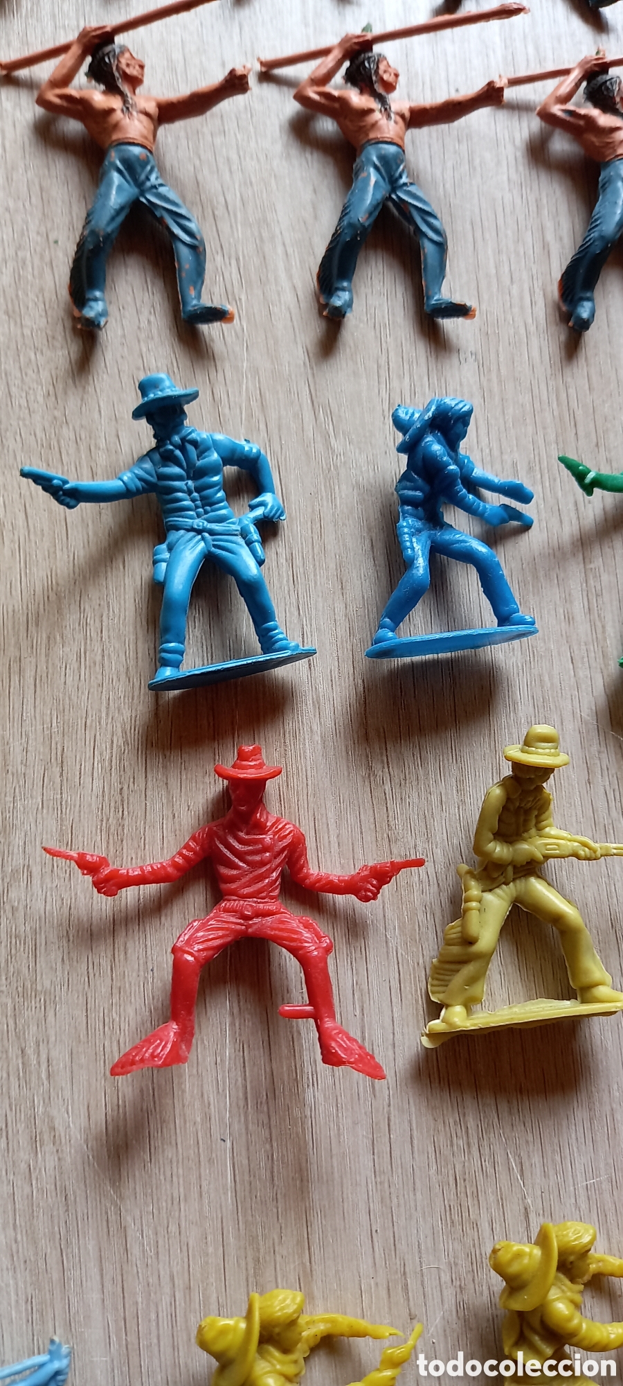 Figuras de goma y PVC: LOTE VAQUEROS Y INDIOS , COMANSI? MU&Ntilde;ECOS - Foto 10