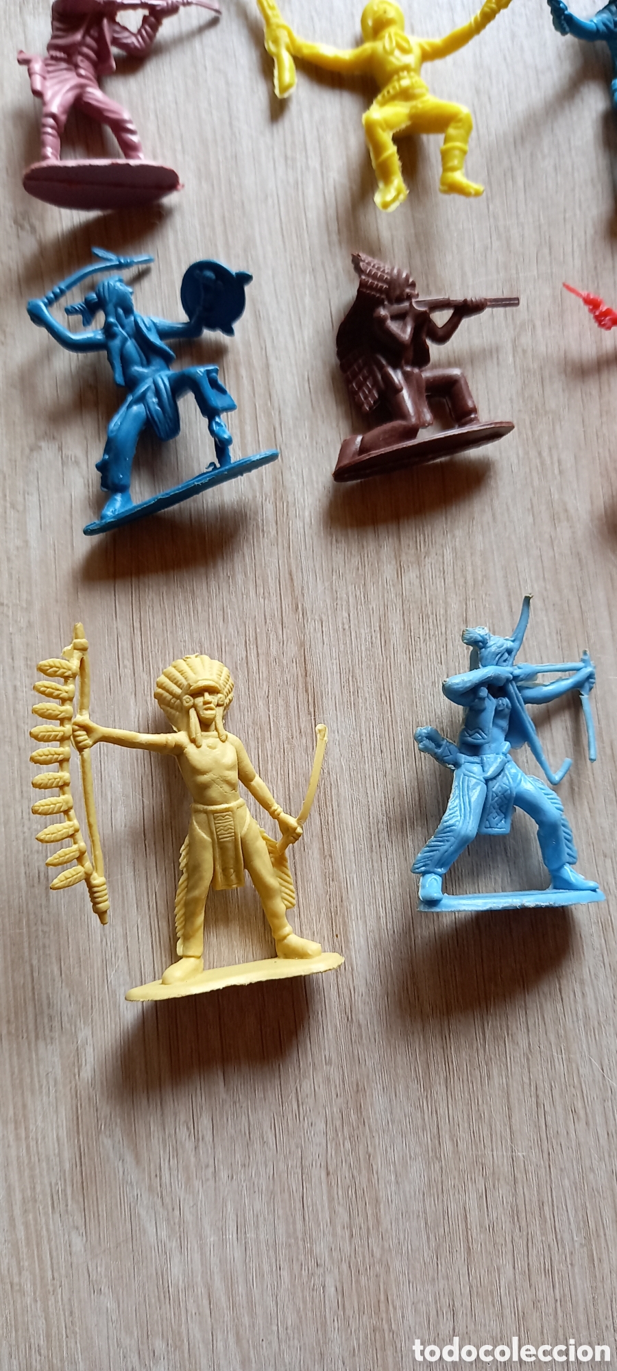 Figuras de goma y PVC: LOTE VAQUEROS Y INDIOS , COMANSI? MU&Ntilde;ECOS - Foto 12