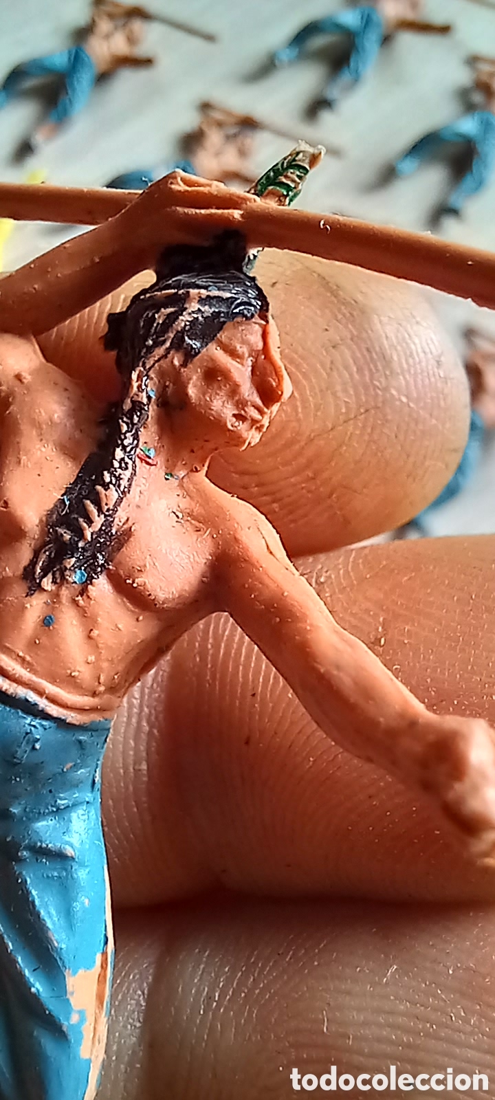 Figuras de goma y PVC: LOTE VAQUEROS Y INDIOS , COMANSI? MU&Ntilde;ECOS - Foto 16