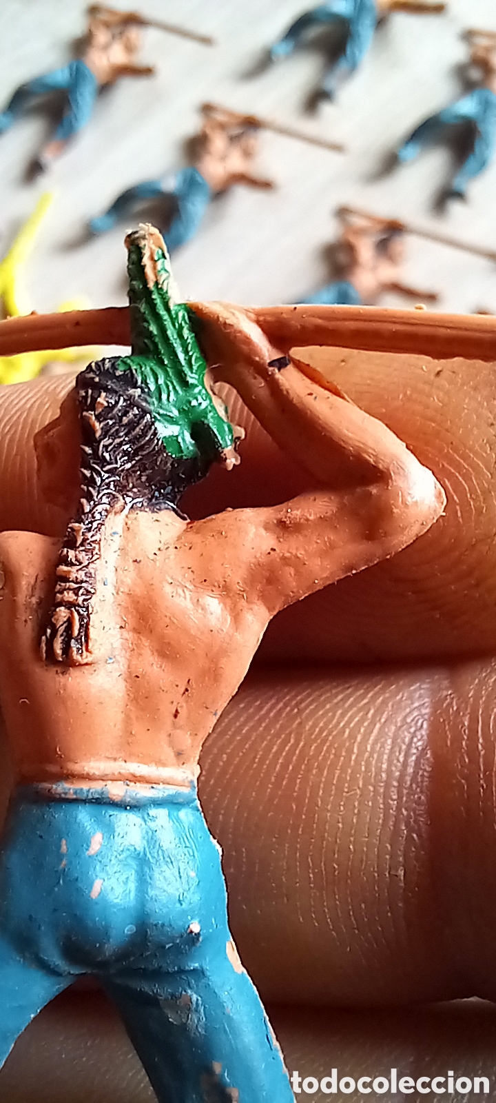 Figuras de goma y PVC: LOTE VAQUEROS Y INDIOS , COMANSI? MU&Ntilde;ECOS - Foto 17