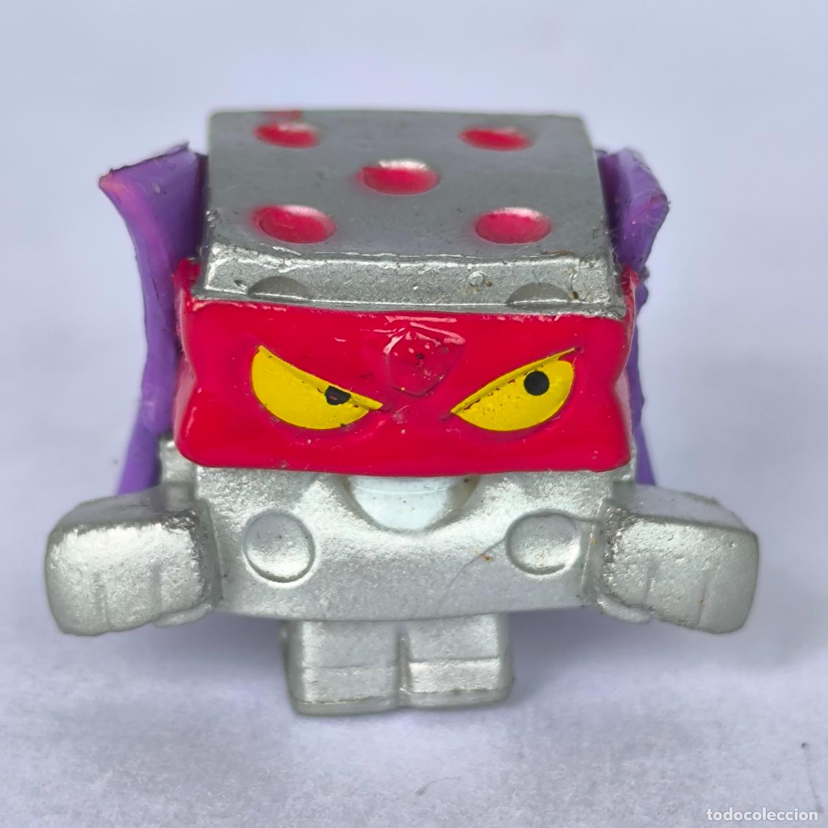 Figuras de Goma y PVC: PLATEADO-SILVER DICE N.178 SERIE 3-PLATA -SUPERZINGS SUPERTHINGS-S&Uacute;PER ZING THING RARO
