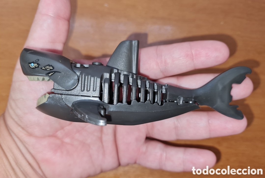 Figuras de Goma y PVC: Minifigura Impresionante grande compatible con lego tibur&oacute;n zombi zombie piratas del caribe Disney
