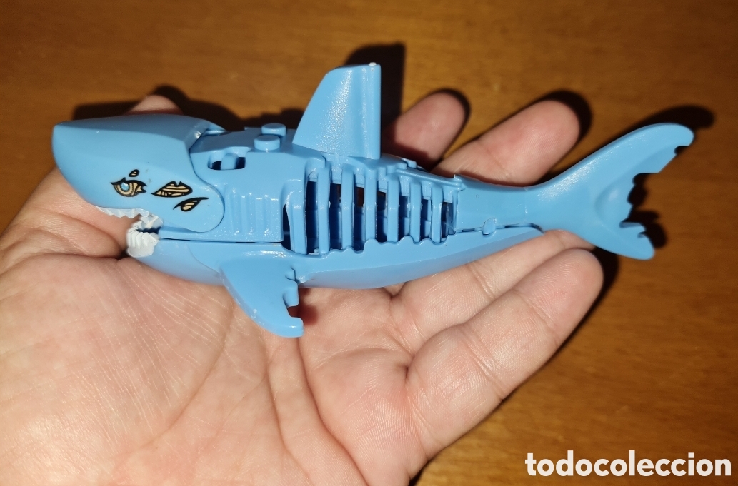 Figuras de Goma y PVC: Minifigura Impresionante grande compatible con lego tibur&oacute;n zombi zombie piratas del caribe Disney