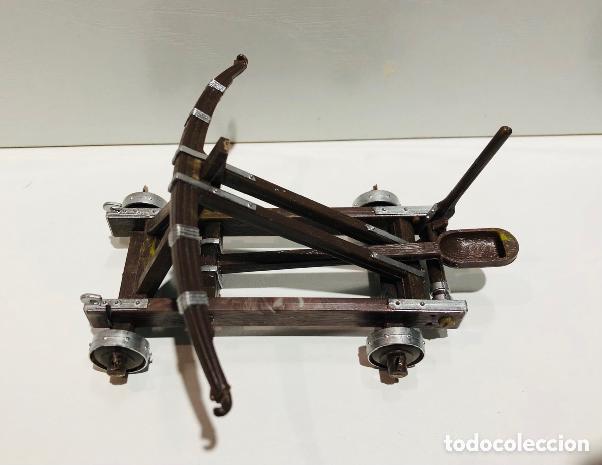 Figuras de goma y PVC: CATAPULTA REAMSA COMPLETA - Foto 6